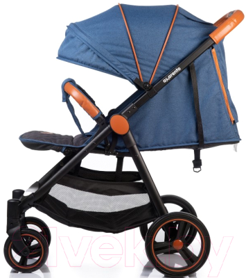 Детская прогулочная коляска Acarento Bellezza / AS130 (джинсовый/серый)