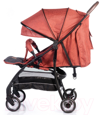 Детская прогулочная коляска Acarento Primavera / AS110 (красный/серый)
