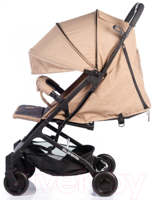 Детская прогулочная коляска Acarento Provetto / AS120 (бежевый/серый)