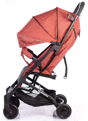 Детская прогулочная коляска Acarento Provetto / AS120 (красный/серый)