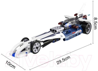 Конструктор инерционный Double Eagle Cada Гоночный автомобиль / C52003W (144эл)