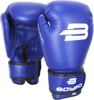 Боксерские перчатки BoyBo Basic (10oz, синий) - 