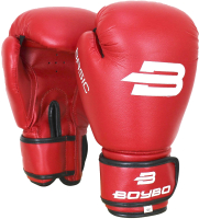 Боксерские перчатки BoyBo Basic (6oz, красный) - 