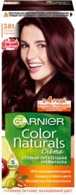 

Крем-краска для волос Garnier, Бордовый, Color Naturals Creme 3.61