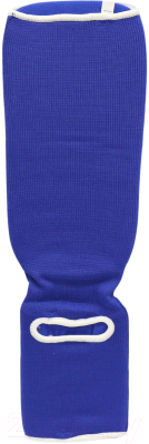Защита голень-стопа для единоборств BoyBo Хлопчатобумажная (M, синий)