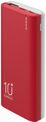 Портативное зарядное устройство Olmio C-10 10000mAh / 039182 (красный)