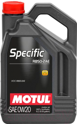 Моторное масло Motul Specific RBS0-2AE 0W20 / 106045 (5л)