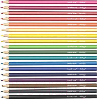 Набор цветных карандашей Erich Krause ArtBerry / 32879 (18цв)