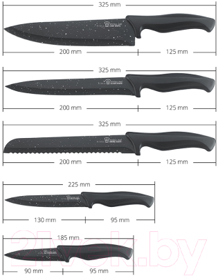Набор ножей Aurora AU862