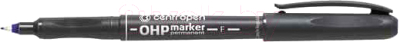 Маркер перманентный Centropen 0.6мм F / 2636 0106 (синий)