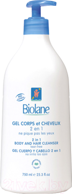 

Шампунь-гель детский Biolane, 2 в 1