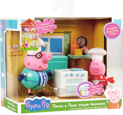 Детская кухня Peppa Pig Пеппа и Папа пекут блинчики / 35353