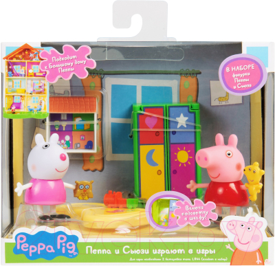 

Игровой набор Peppa Pig, Пеппа и Сьюзи играют в игры / 35355