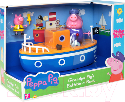 Игрушка для ванной Peppa Pig Корабль дедушки Пеппы / 37224