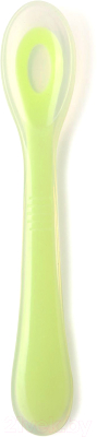 Ложка для кормления Happy Baby Soft Silicone Spoon 15026 (зеленый)