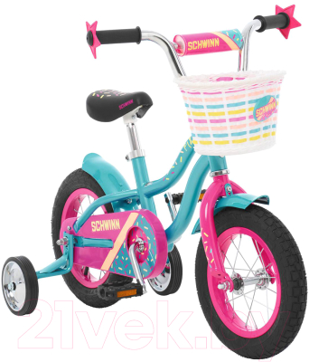 Детский велосипед Schwinn Pixie 2020 / S58170F10OS (Teal)