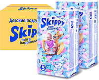 Подгузники детские Skippy More Happiness Plus 5 (84шт) - 