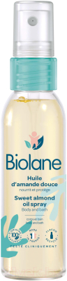 Косметическое масло детское Biolane Миндальное масло с витамином Е с первых дней жизни (75мл)