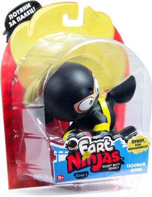 Фигурка коллекционная Fart Ninjas Пукающий Ниндзя боковой удар / 36999