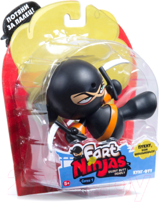 Фигурка коллекционная Fart Ninjas Пукающий Ниндзя с серпами / 36998