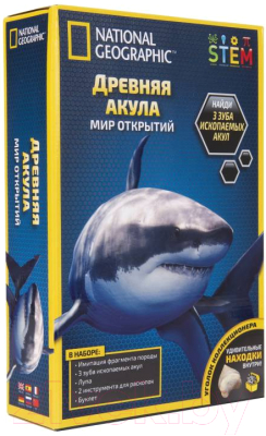 

Набор для опытов National Geographic, Древняя акула / 36030
