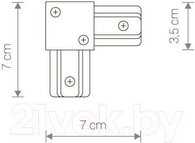 Коннектор для шинопровода Nowodvorski Profile L-Connector 9455