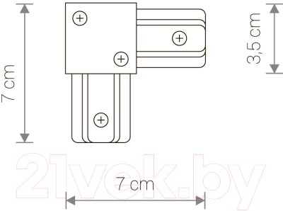 Коннектор для шинопровода Nowodvorski Profile L-Connector 9456