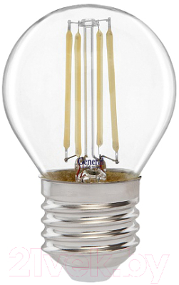 Лампа General GLDEN-G45S-B-4-230-E27-2700 / 660243