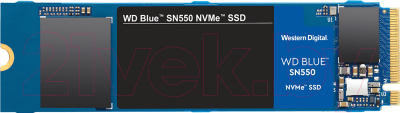 

SSD диск Western Digital, Blue SN550 NVMe 250GB (WDS250G2B0C)