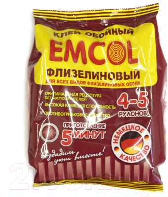 

Клей для обоев Emcol, Флизелиновый