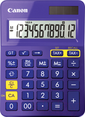 Калькулятор Canon LS-123K (фиолетовый)