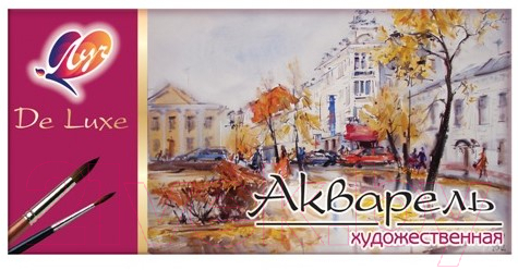Акварельные краски ЛУЧ Люкс / 14С 1039-08 (24цв)