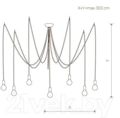 Люстра Nowodvorski Spider 9743