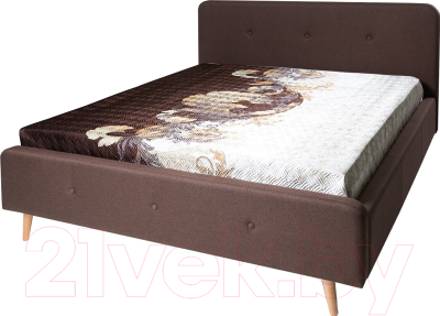Двуспальная кровать Мебель-Парк Сканди Стелла-1 200x160 (Alex Plain 33)