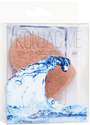 Спонж для умывания Beauty Bar Beauty Me Konjac воздушный спонж с розовой глиной