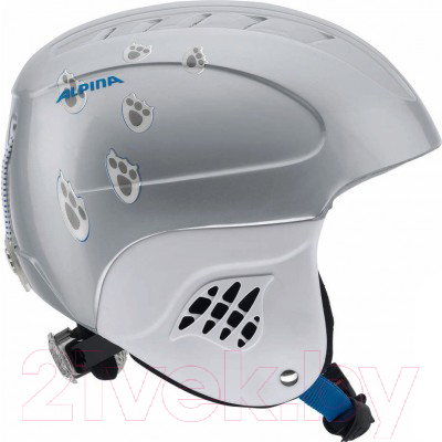 Шлем горнолыжный Alpina Sports Carat / A9035-86 (р-р 48-52, Ice Bear)