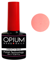 

База для гель-лака Opium, French nano nails base color 1