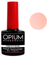 База для гель-лака Opium French nano nails base color 6 (8мл) - 