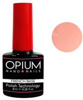 База для гель-лака Opium French nano nails base color 8 (8мл) - 