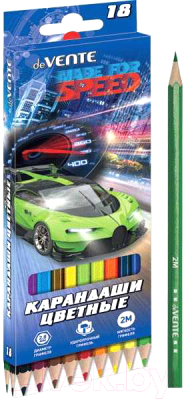 

Набор цветных карандашей deVente, Ассорти, Made for Speed 2М / 5023906