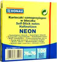 Блок для записей Donau Neon / 7586011-11 (желтый неон) - 