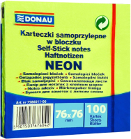 Блок для записей Donau Neon / 7586011-06 (зеленый неон) - 