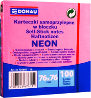 Блок для записей Donau Neon / 7586011-16 (розовый неон) - 