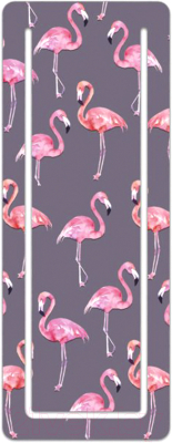 Закладка для книг Феникс+ Фламинго / 48999 (фиолетовый)