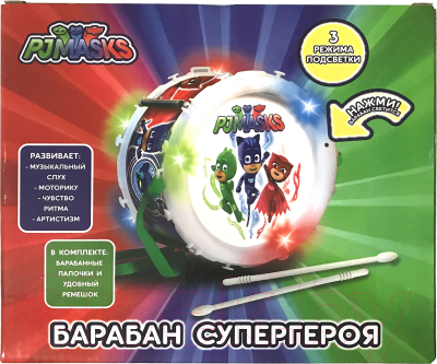 

Музыкальная игрушка PJ Masks, Барабан / 32691