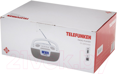 Магнитола Telefunken TF-SRP3469 (белый)