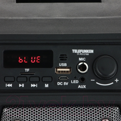 Портативная акустика Telefunken TF-PS1276B (черный)