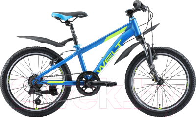 Детский велосипед Welt Cycle Peak 20 2020 (Matt Blue/Green)