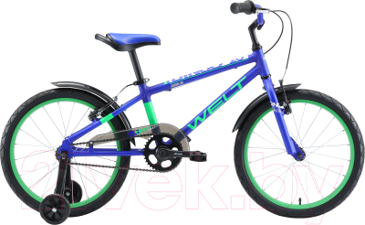 Детский велосипед Welt Cycle Dingo 20 2020 (Dark Blue/Green)