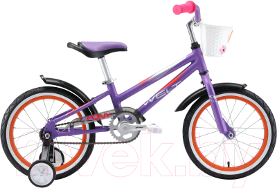 Детский велосипед Welt Cycle Pony 16 2020 (Purple/Orange)